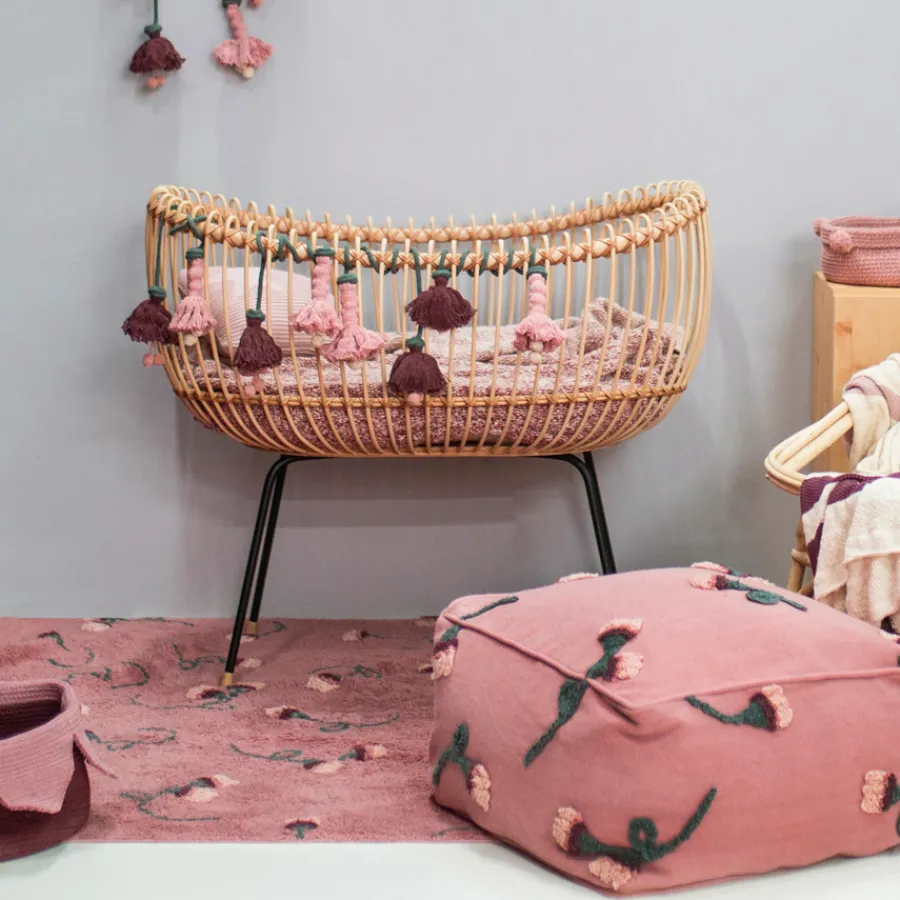 Lorena Canals Pouf English Garden Ash Rose Discount