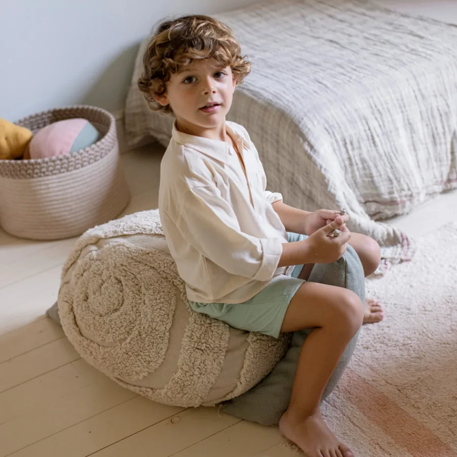 Lorena Canals Pouf Mr. Snail Fashion