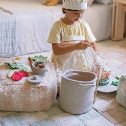 Lorena Canals Pouf Vichy Rose Sale