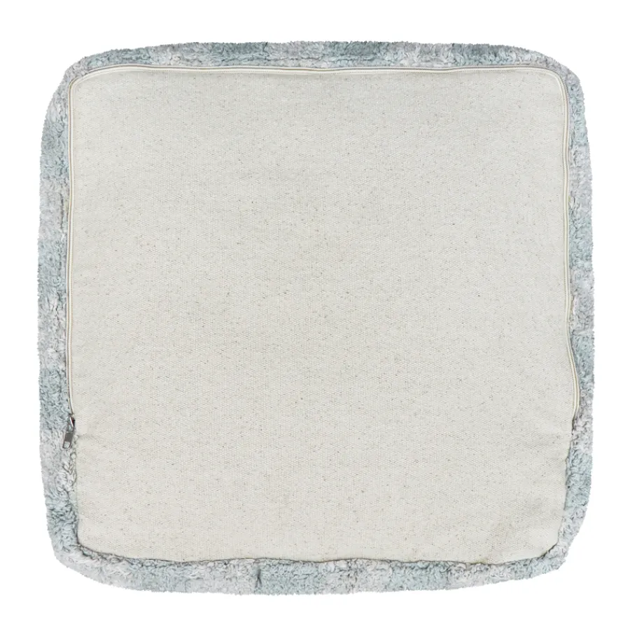 Lorena Canals Pouf Vichy Blue Sage Hot