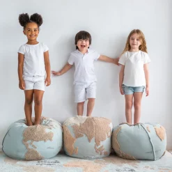 Lorena Canals Pouf World Map Best