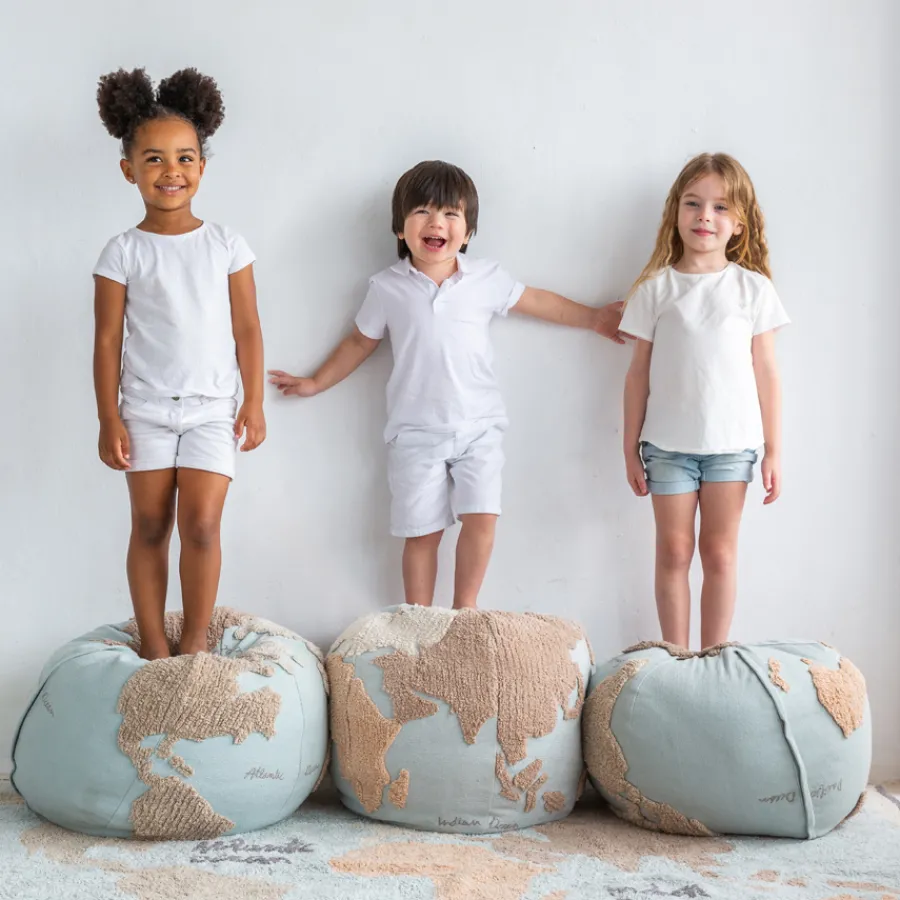 Lorena Canals Pouf World Map Best