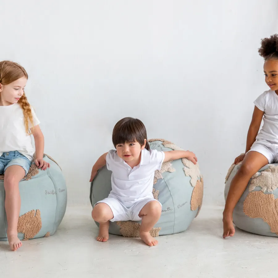 Lorena Canals Pouf World Map Best