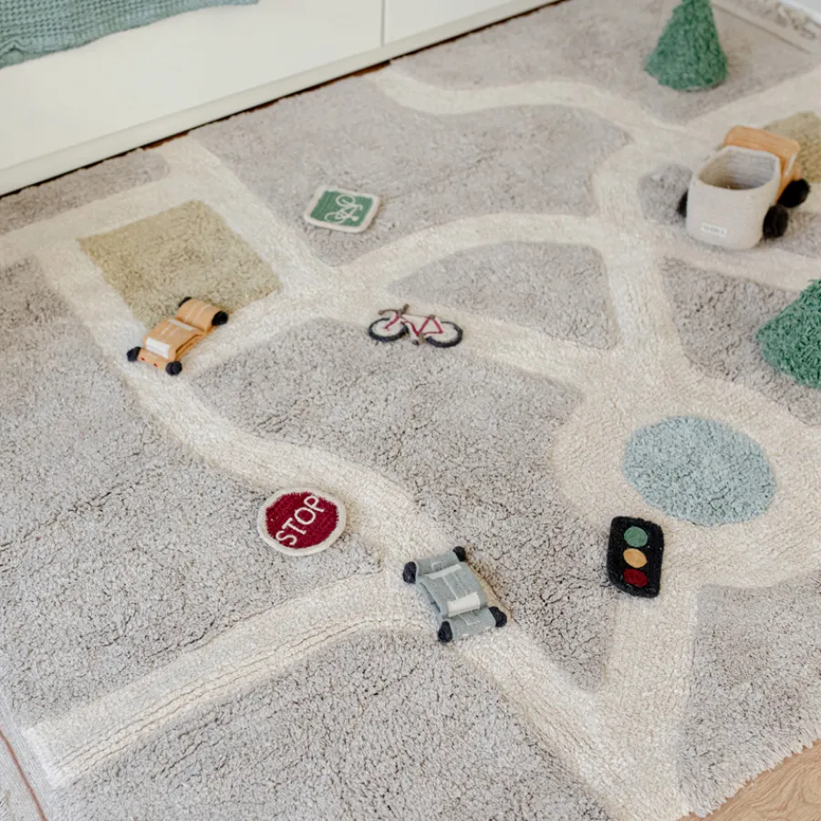 Lorena Canals Spielteppich waschbar Eco-City inkl. Zubehör Clearance