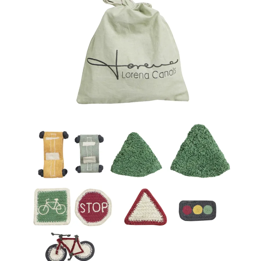 Lorena Canals Spielteppich waschbar Eco-City inkl. Zubehör Clearance