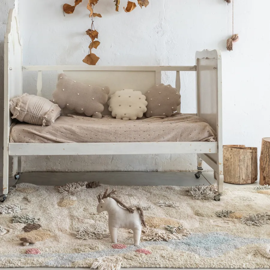 Lorena Canals Spielteppich waschbar Path of Nature inkl. Stofftier Online