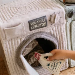 Lorena Canals Spielzeugkorb und Spielset Washing Machine 3-teilig Discount
