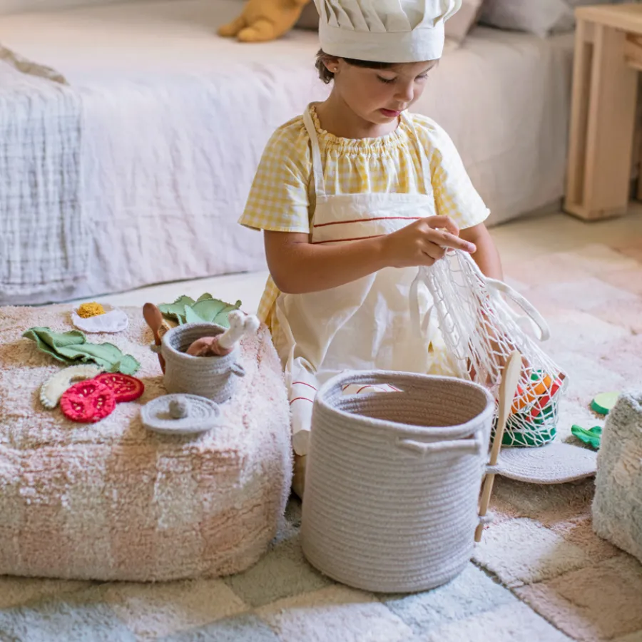 Lorena Canals Spielzeugkorb und Spielset Little Chef 3-teilig Best