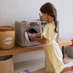 Lorena Canals Spielzeugkorb und Spielset Washing Machine 3-teilig Discount