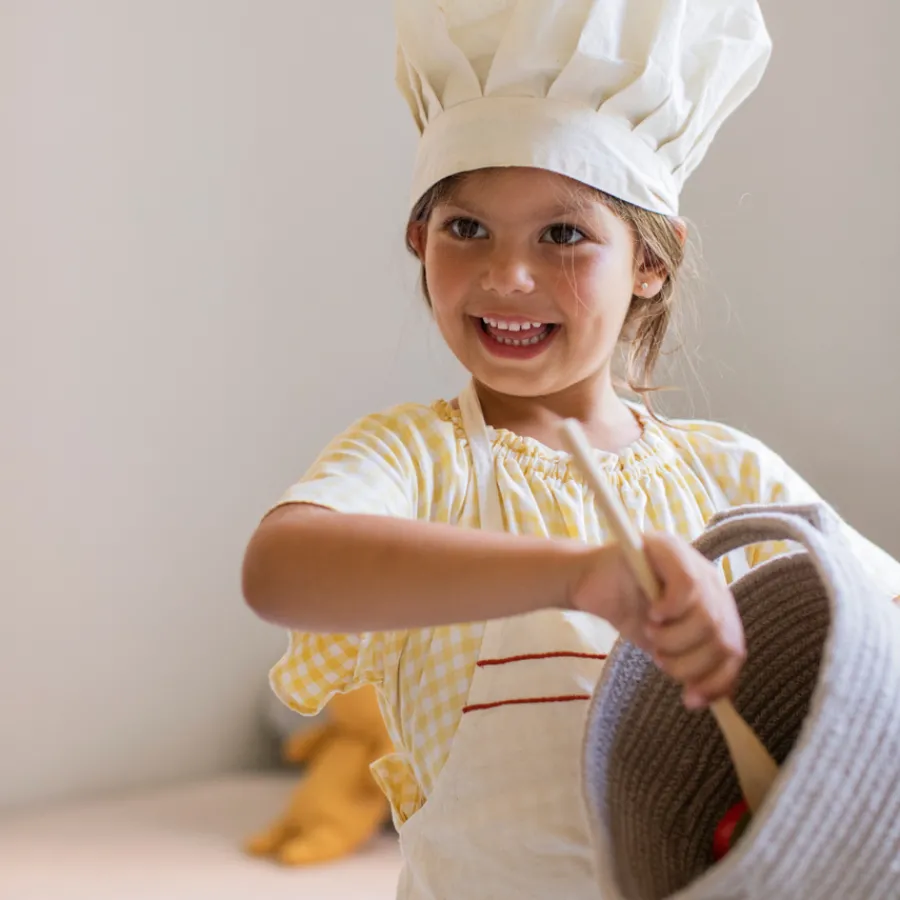 Lorena Canals Spielzeugkorb und Spielset Little Chef 3-teilig Best