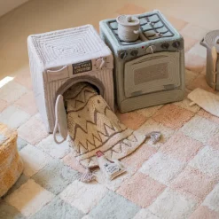 Lorena Canals Spielzeugkorb und Spielset Washing Machine 3-teilig Discount