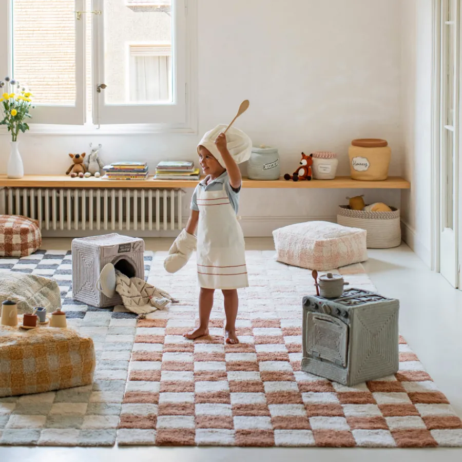 Lorena Canals Spielzeugkorb und Spielset Kitchen 4-teilig Hot