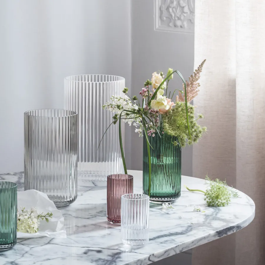 Lyngby Vase Smoke mundgeblasenes Glas 31 cm Fashion