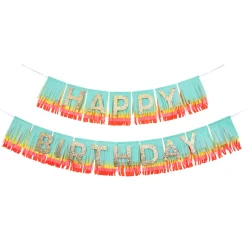Meri Meri Fransen Girlande Rainbow Happy Birthday Discount