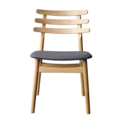 FDB Møbler NEU J48 Stuhl Breeze Fusion Natur/Anthrazit Hot