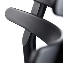 FDB Møbler NEU J48 Stuhl Schwarz/Schwarz Leder Online