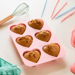 Rice NEU Backform Silikon Hearts Soft Pink Discount