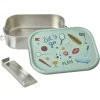 Rice NEU Edelstahl Lunchbox Brotdose mit flexiblem Trenner Sports 1400 ml Clearance