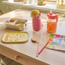 Rice NEU Edelstahl Lunchbox Brotdose mit flexiblem Trenner Unicorn Love 1400 ml Clearance