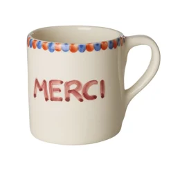 Rice NEU Keramik Tasse handbemalt MERCI Fashion