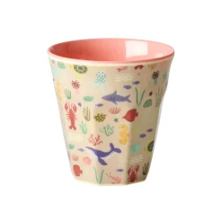 Rice NEU Melamin Kinderbecher Coral Ocean 160 ml Sale