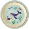 Rice NEU Melamin Kinderteller Blue Ocean Print Discount