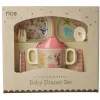 Rice NEU Melamin Geschirr Baby Geschenkbox Coral Ocean 4 teilig Outlet
