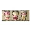 Rice NEU Melamin Becher Coral Ocean Prints 160 ml 6er-Set Clearance