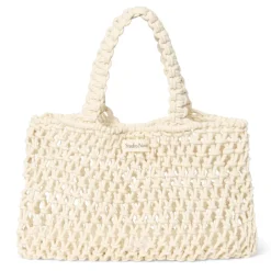 Studio Noos NEU Mini-Handtasche Macrame Natural New