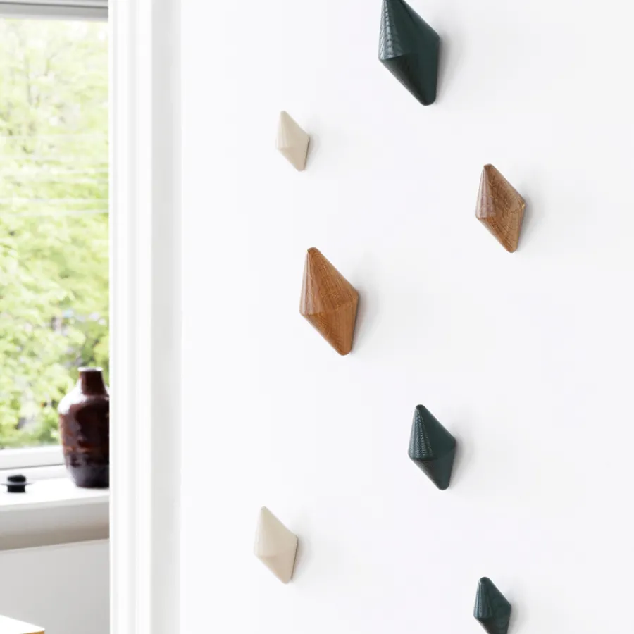 Normann Copenhagen Tivoli Wandhaken Quin Medium Dark Green 2er-Set Sale