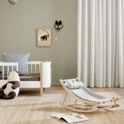 Oliver Furniture Baby- & Kleinkindwippe Wood Eiche/Grau New