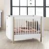 Oliver Furniture Baby- und Kinderbett Wood Mini+ Weiß/Eiche inkl. Umbauset Juniorbett Fashion
