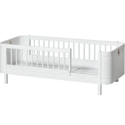 Oliver Furniture Baby- und Kinderbett Wood Mini+ Weiß inkl. Umbauset Juniorbett Fashion