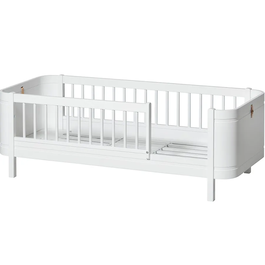 Oliver Furniture Baby- und Kinderbett Wood Mini+ Weiß inkl. Umbauset Juniorbett Fashion