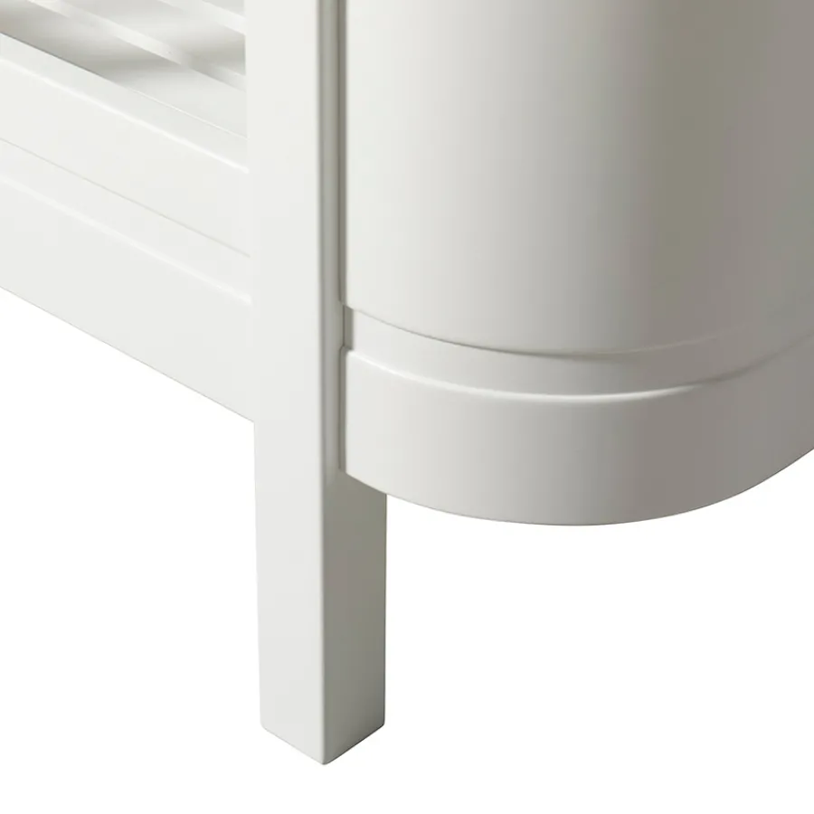 Oliver Furniture Baby- und Kinderbett Wood Mini+ Weiß inkl. Umbauset Juniorbett Fashion