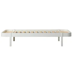 Oliver Furniture Bett Wood Lounger 90 x 200 Weiß New
