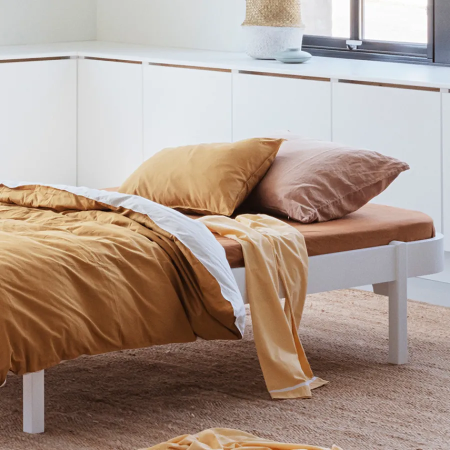 Oliver Furniture Bett Wood Lounger 120 x 200 Weiß Best