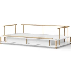 Oliver Furniture Camp Bettsofa 90x180 cm weiß/Eiche Best