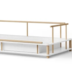 Oliver Furniture Camp Bettsofa 90x180 cm weiß/Eiche Best