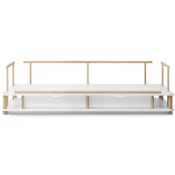 Oliver Furniture Camp Bettsofa 90x180 cm weiß/Eiche Best