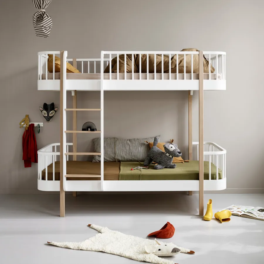 Oliver Furniture Etagenbett Wood Original Eiche - Leiter Vorne Best