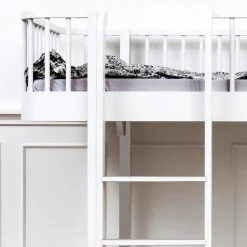 Oliver Furniture Etagenbett Wood Original Weiß - Leiter Vorne Fashion