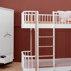 Oliver Furniture Etagenbett Wood Original Eiche - Leiter Vorne Best