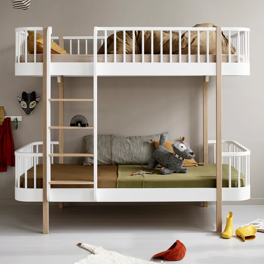 Oliver Furniture Etagenbett Wood Original Eiche - Leiter Vorne Best