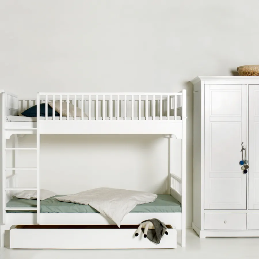 Oliver Furniture Etagenbett Seaside Classic Weiß mit gerader Leiter Sale
