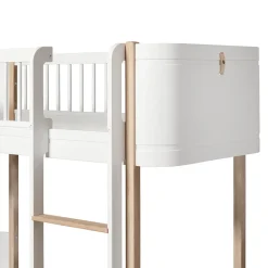 Oliver Furniture halbhohes Hochbett Wood Mini+ Weiß/Eiche Sale