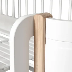 Oliver Furniture halbhohes Hochbett Wood Mini+ Weiß/Eiche Sale