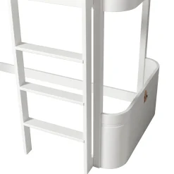 Oliver Furniture halbhohes Hochbett Wood Mini+ Weiß Hot