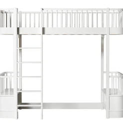 Oliver Furniture Hochbett Wood Original Weiß - Leiter vorne Hot