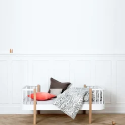 Oliver Furniture Junior- und Kinderbett Wood Original Weiß/Eiche New